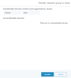 Fig. G GWN7630-Transfer Network  GroupTransfer AP Status Screens upper left part 