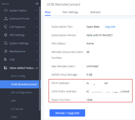 UCM NatFirewall