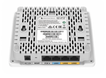 Fig.B Grandstream Networks GWN7602   802.11ac depicted with the integrated 4 port ethernet switch ports 