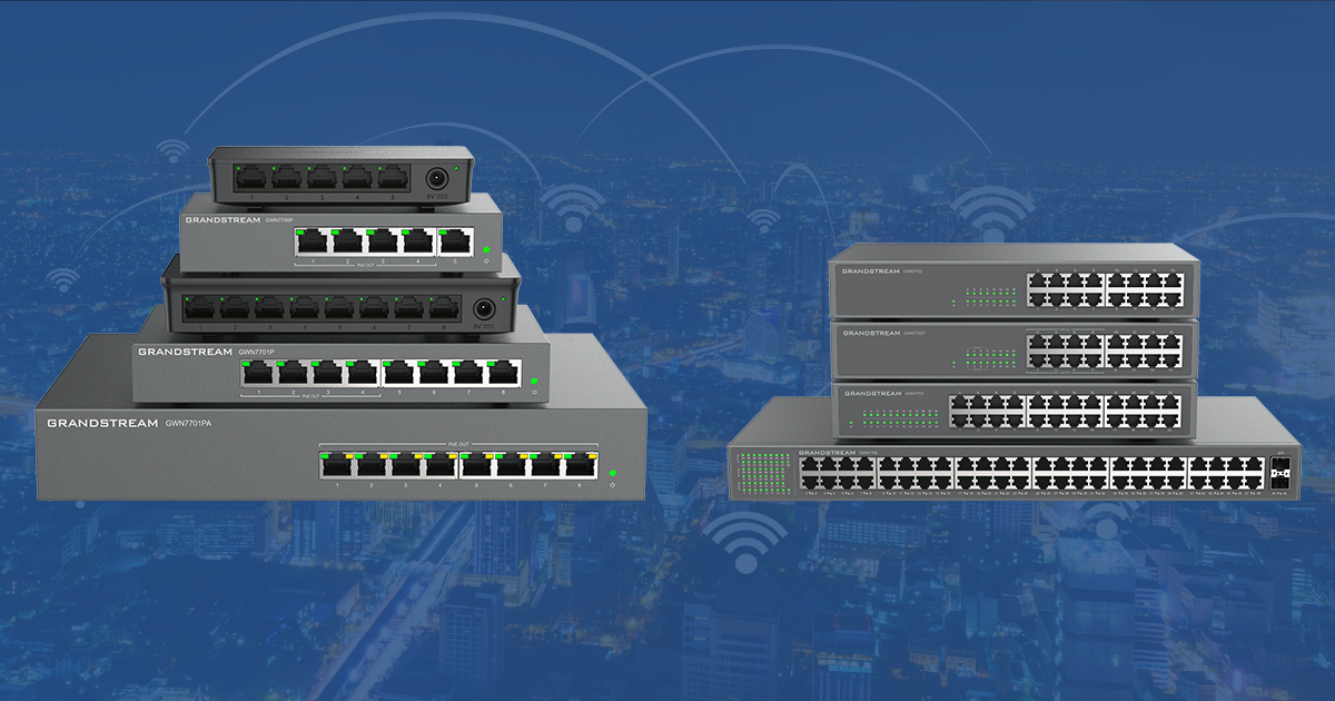 Grandstream Releases Unmanaged Network Switches
