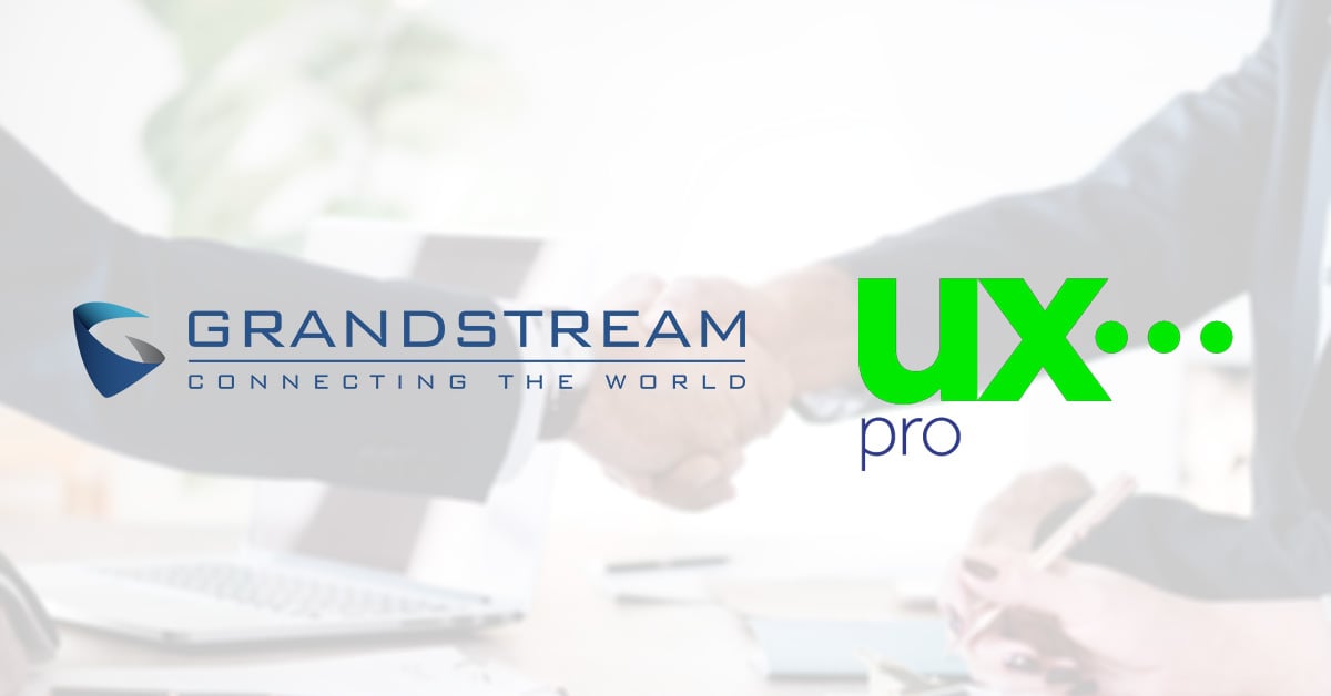 Grandstream and UX Pro Announce Distribution Partnership in the United Kingdom